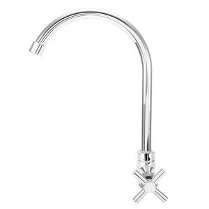 HJLIAN Robinet mural simple pour lavabo, robinet de cuisine et salle de bain, filetage G1/2 po, alliage de zinc - Neuf