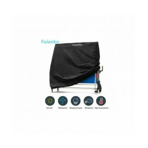 Housse Imperméable Haut De Gamme Pour Table De Ping-Pong ¿ Oxford 210d, 165 X 70 X 185 Cm, Noire, Universelle, Fixation Facile, Protection Tous Temps - Neuf