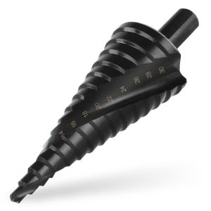 Foret à métaux HSS diamètre 4-32 mm, tête triangulaire, cône métallique, pour visseuse dans l'acier, le bois, le laiton, l'aluminium, le PVC et le plastique - Neuf