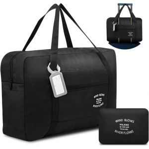 KALANKA-Easyjet Airlines Sac de voyage pliable résistant à l'eau pour homme et femme Noir 45 x 30 x 13 cm, gris, Décontracté - Neuf