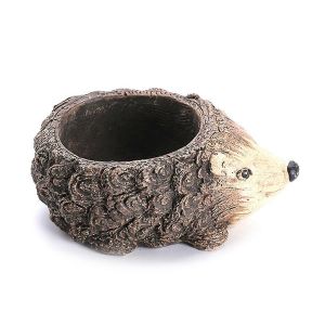 Succulent Pot de Fleur Mini Résine Pot Pour Bureau Hérisson - Neuf