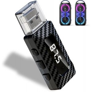 Adaptateur Bluetooth 5.3,Voiture Recepteur Bluetooth Transmetteur Bluetooth Voiture Adaptateur Bluetooth Pour Tv, Adaptateur Bluetooth Voiture Clé Bluetooth Recepteur Bluetooth Avec 3,5 Mm Aux - Neuf