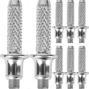 8pcs Pointe De Canne En Acier Tungst&egrave;ne Randonn&eacute;e Trekking B&acirc;ton Pointe Pied De Canne De Marche - Neuf