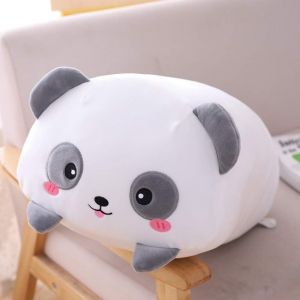 Peluche panda, oreiller en peluche doux pour le corps, oreiller câlin, jouet, cadeaux, 23,6 pouces - Neuf