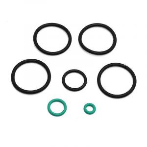 Pour BMW X3 X5 e83 e53 e70 Z4 e85 e86 Capteur de tuyau de radiateur supérieur et inférieur Kit d'étanchéité Joint torique Système de refroidissement Ensemble de capteurs - Neuf