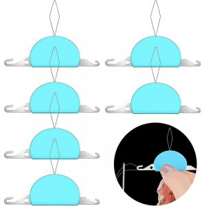 6 Pi&egrave;ces 3-En-1 Enfile-Aiguille En Plastique,Boucle De Fil En Plastique Bricolage Outil De Couture De Machine &Agrave; Main - Neuf