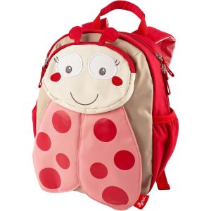 CHECARZHN--NO1-Sac À Dos Un xe Pour Enfants Motif Patte De Lapin, Sac À Dos Pour Filles Et Garçons, Sac À Dos Pour Enfants Recommandé À Partir De 2 Ans (1 Pièce), Baie/Rouge/Coccinelle, S, Décontract - Neuf