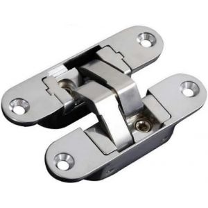Charnière de porte invisible Pliante Croix Charnière pliante En alliage de zinc Charnière dissimulée droite droite ouverte 9,5 x 2,3 cm Home Hardware Home Hardware - Neuf