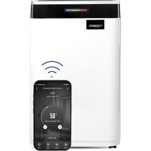 CHECARZHN--NO1-Demecto 30 Eco Wifi - Déshumidificateur - Séchoir De Chantier ( . 25 L/24 H) - Convient Pour Toutes Les Pièces Et Caves Jusqu'À 100 M²/230 M³ - Compatible Avec Les Applications - Neuf
