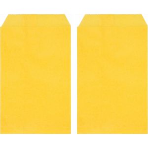 Jaune Citron Plat Petit Papier Sulfurisé Sachets Enveloppes 2 3/4"" X 4 1/2"" (7 X 11,5cm) Paquet De 100-Friandises Confettis Journaux Artisanat - Neuf