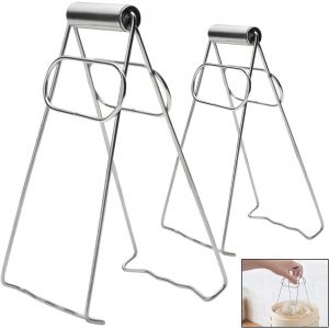Ersan-2 Pi&eacute;zas Clip Anti-Br&ucirc;lure Bol Pince Anti-Br&ucirc;lure En Inox Porte-Bol Inoxydable Anti-Chaud Accessoires De Cuisine Anti-Br&ucirc;lure Clip Pour Les Ustensiles De Cuisine Du Four &Agrave; Micro-Ondes &Agrave; Bol Cha - Neuf