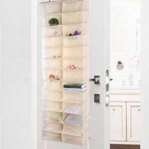 Hjlian Etagere A Chaussures Suspendue Au-Dessus De La Porte, Organiseur De Chaussures Suspendu Pour Le Rangement Des Chaussures Dans Le Placard (Jaune) - Neuf