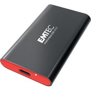 CMJAAGUR-- Disque Ssd Portable Collection X210 Elite 512Go, 512Gb - Ecssd512Gx210 - 3D Nand Flash - 3.2 Gen2 - Câble Usb-C 3.2 Gen2 Vers Usb-A Inclus - Boitier En Métal[M1699] - Neuf
