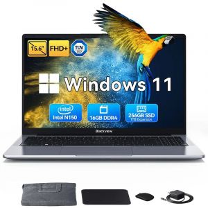 PC Portable Huidun Hibook 6, Intel N150, 15,6" FHD+, RAM 16Go, 256Go/2To, 5000mAh Windows 11 Ordinateur Portable(QWERT) Gris - Neuf