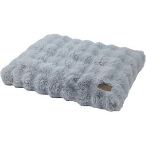 Bin Panier Chien Grande Taille: 90x60x10cm Coussin Chien D&eacute;houssable Et Lavable En Machine, Tapis Matelas Lit Imperm&eacute;able, Tissu Peluche Doux, Gris - Neuf
