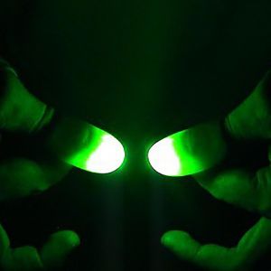 Led Finger Light Rings Glow Finger Flashing Close Up Finger Trick - Neuf
