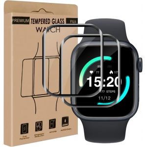 Kal-2 Pack Verre Trempé Pour Apple Watch Series 7/8/9(41mm), Anti Rayures, À L'épreuve Des Bulles Protection Écran, Haute Sensibilité Tactile, Ultra Hd Apple Watch 41mm Vitre Protection - Neuf