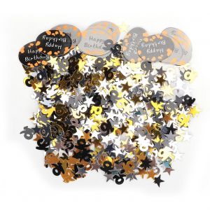 Confettis de table pour fete d'anniversaire, accessoires de decoration de vetements a faire soi-meme (600 confettis pour fete d'anniversaire de 16 ans, 12 cartes en papier d'anniversaire de 500 g) - Neuf