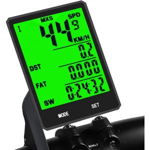 Compteur Kilométrique Sans Fil, Ordinateur De Vélo De Route Étanche Avec Support Et Accessoires - Neuf
