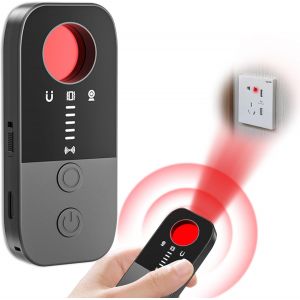 D&eacute;Tecteur Cam&eacute;Ra Espion,Detecteur Micro Espion,avec 5 Niveaux de Sensibilit&eacute;,7 Modes, Brouilleur Camera,Scanner de Signal RF sans Fil,pour H&ocirc;Tel, Maison, Bureau - Neuf
