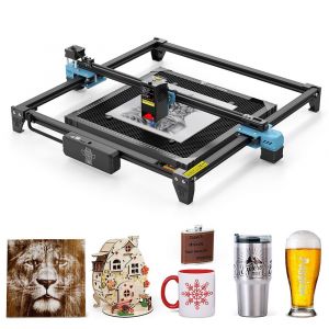 Graveur laser TWO TREES TTS-20 Pro 20W, carte m&egrave;re 32 bits, point compress&eacute; 0,08 x 0,08 mm, pr&eacute;cision 0,1 mm, 418 x 418 mm - Neuf