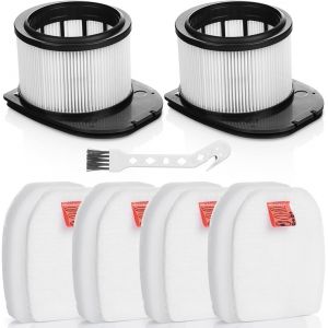 Filtre De Rechange Iz400 Iz420 Pour Aspirateur Sans Fil Shark Stratos Duoclean Iz400Uk Iz400Ukt Iz420Uk Iz420Ukt, 2 Post-Moteurs Hepa Et 4 Filtres En Mousse Et 4 Filtres En Feutre[SSE7114013] - Neuf
