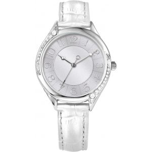 Montre Femme Or Rose Gros Cadran Avec Diamant Cristal Blanc Cuir &Agrave; La Mode - Neuf