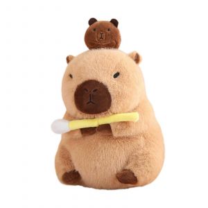 Peluche Capybara réaliste pour enfants et familles-30 cm - Neuf