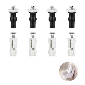 KALANKA-8 Pièces Abattant WC Fixations Charnières Siège Charnière, Vis D'expansion pour Couvercle de Toilette Pièces de Rechange pour Siège de Toilette Ensemble de Fixation Accessoires pour Salle de - Neuf