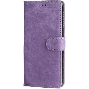 KAL-&Eacute;tui Cuir Pour Blackview Shark 9 5G, Coque Antichoc Avec Protection Rfid, Coque &Agrave; Fermeture Magn&eacute;tique, Housse De Protection Tpu Int&eacute;gr&eacute;e.Violet - Neuf