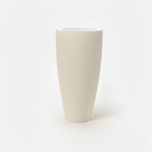 Pot Conique 3 En 1 Dessus Poly&eacute;thyl&egrave;ne Blanc - Neuf