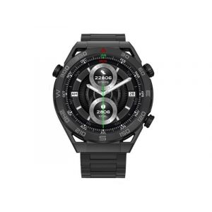 Montre Connect&eacute;e Avec Bluetooth, Gps, Suivi De Sant&eacute;, Boussole, Noir - Neuf