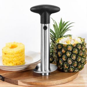 Ananas Fraise, 1 Pièce En Acier Inoxydable 3 En 1 Ananas Fraise Trancheuse 1 Fruit Fraise - Neuf