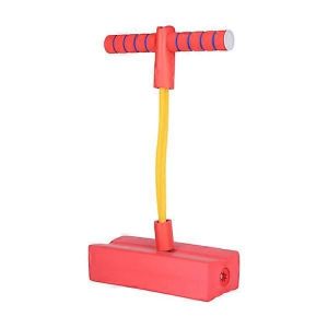 Bâton sauteur en mousse pour favoriser l'équilibre et l'entraînement, jouet de saut d'extérieur facile à saisir pour enfants, rouge - Neuf