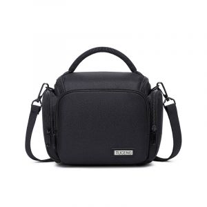 Sac &agrave; Bandouli&egrave;re appareil photo, Appareil-photo Imperm&eacute;able de Cas avec Bandouli&egrave;re R&eacute;glable, Portable &eacute;tui d'Appareil photo, Compatible pour Nikon, Canon, Sony, etc (Noir) - Neuf