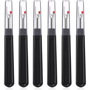 Mevronisshop-6 Pi&egrave;ces D&eacute;couseurs, Decoud Vite Outil D&eacute;couseur De Couturer De Point Extra Tranchant Pour La Couture, Dissolvant De Coupe-Fil, Decouseur Fil Couture Coupe Pour Travaux - Neuf