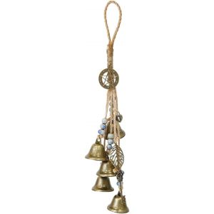 Mevronisshop-Carillon &Eacute;olien De Jardin Avec Cloches De Sorci&egrave;re, 35 Cm, &Agrave; Suspendre, Pour L'ext&eacute;rieur, Cloche De B&eacute;n&eacute;diction Pour Porche - Neuf