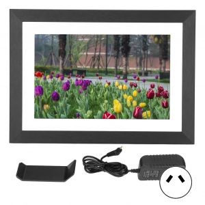 Cadre photo numerique Wi-Fi avec ecran tactile HD IPS 10,1 pouces, partage de photos a distance via l'application Frameo, prise aU - Neuf