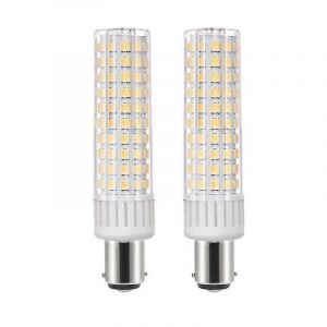 Paquet De 2 Ampoules Led B15d 10.5w 1250lm Remplacer La Lumière Halogène 100w Pour L'éclairage Domestique - Neuf