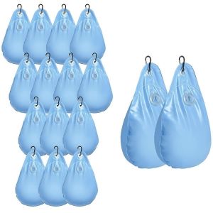 Lot de 16 poids ronds pour bâche de piscine avec crochets,pour l'hiver - Neuf