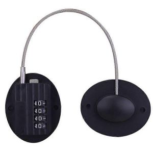 Cadenas de r&eacute;frig&eacute;rateur - Cadenas &agrave; combinaison robuste pour r&eacute;frig&eacute;rateur (1 pi&egrave;ce, noir) - Neuf