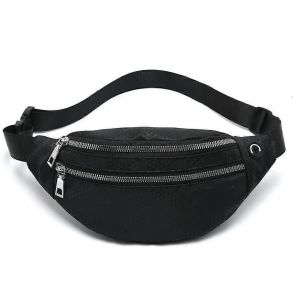 Sac de taille de Fanny Pack pour Hommes et Femmes, Noir R&eacute;sistant &agrave; l'Eau de la Hanche de Sac pour le Voyage, Sangle Ajustable, Design L&eacute;ger - Neuf