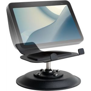 Support En M&eacute;tal Pour Echo Show 8 (3&Egrave;me G&eacute;n&eacute;ration), Support Pivotant, Avec R&eacute;glage D'Inclinaison Grand Angle, Accessoire De Bureau Pour Echo Show 8 3&Egrave;me G&eacute;n&eacute;ration, Sans Aimant, Noir (Noir) - Neuf