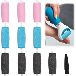 Checarzhn--No1-Lot De 10 Rouleaux De Rechange Pour Râpe À Callosités - Pour Les Pieds Électriques - Pour Pédicure, Callus - Kit De Pédicure - Neuf