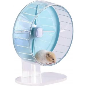 Moulin &Agrave; Vent Silencieux De Couleur Bonbon Roue Avec Base R&eacute;glable En Hauteur Et Fixation De La Cage Pour Hamster - Neuf