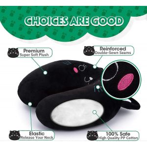 Oreiller De Voyage Pour Les Enfants En Bas &Acirc;ge - Oreiller De Soutien De Menton De T&ecirc;te De Cou Doux,Animal Mignon,Confortable - Neuf