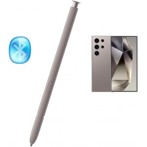 Galaxy S24 Ultra S Pen Avec Bluetooth Pour Samsung Galaxy S24 Ultra 5g Stylet Stylet De Remplacement Pour Samsung Galaxy S24 Ultra S Pen Us Version, Ej-Ps928byegus(Gris Titane) - Neuf
