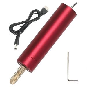 Mini perceuse &eacute;lectrique USB pour les projets de bricolage et la fabrication de bijoux - Neuf