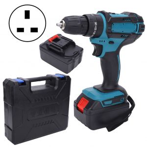 XYONG Perceuse electrique sans balais, tournevis portatif, outil de percage rechargeable au lithium, prise AC110-240 V, Royaume-Uni - Neuf