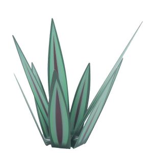 Grande sculpture rustique de tequila,m&eacute;tal rustique pour cour de patio ext&eacute;rieur,A - Neuf